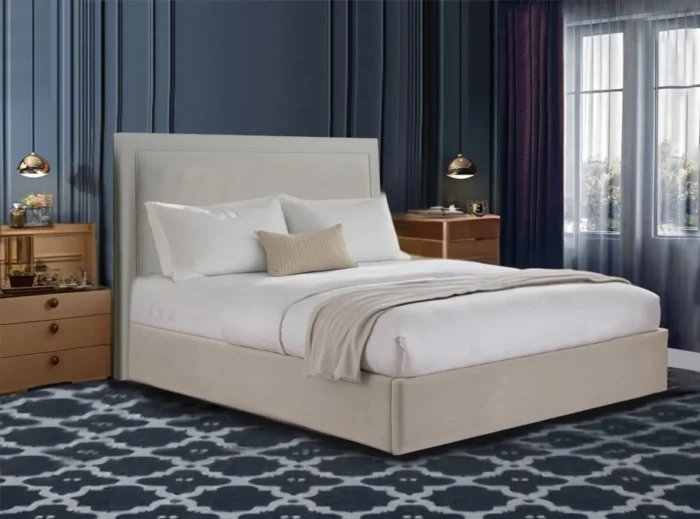 Windsor Ottoman Storage Bed - Natural - Discount bed shop